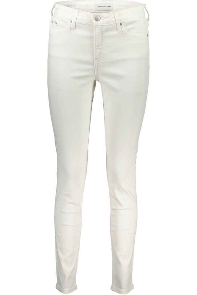 4188CALVIN KLEIN JEANS DENIM DONNA BIANCO