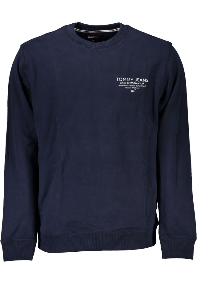 7212TOMMY HILFIGER FELPA SENZA ZIP UOMO BLU