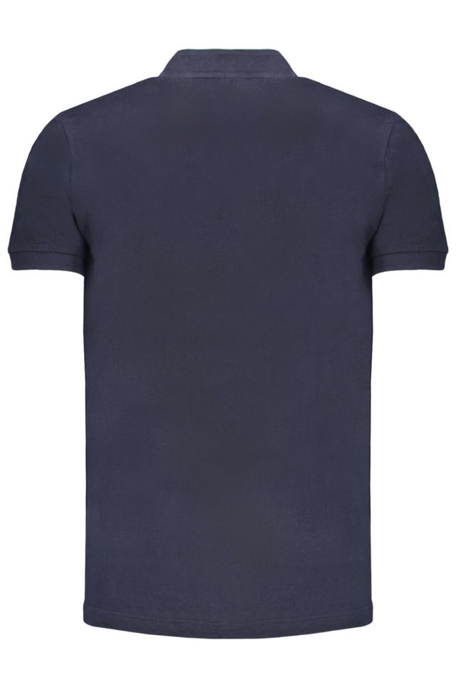 9625GIAN MARCO VENTURI POLO MANICHE CORTE UOMO BLU