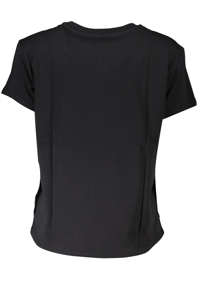 7664PATRIZIA PEPE T-SHIRT MANICHE CORTE DONNA NERO