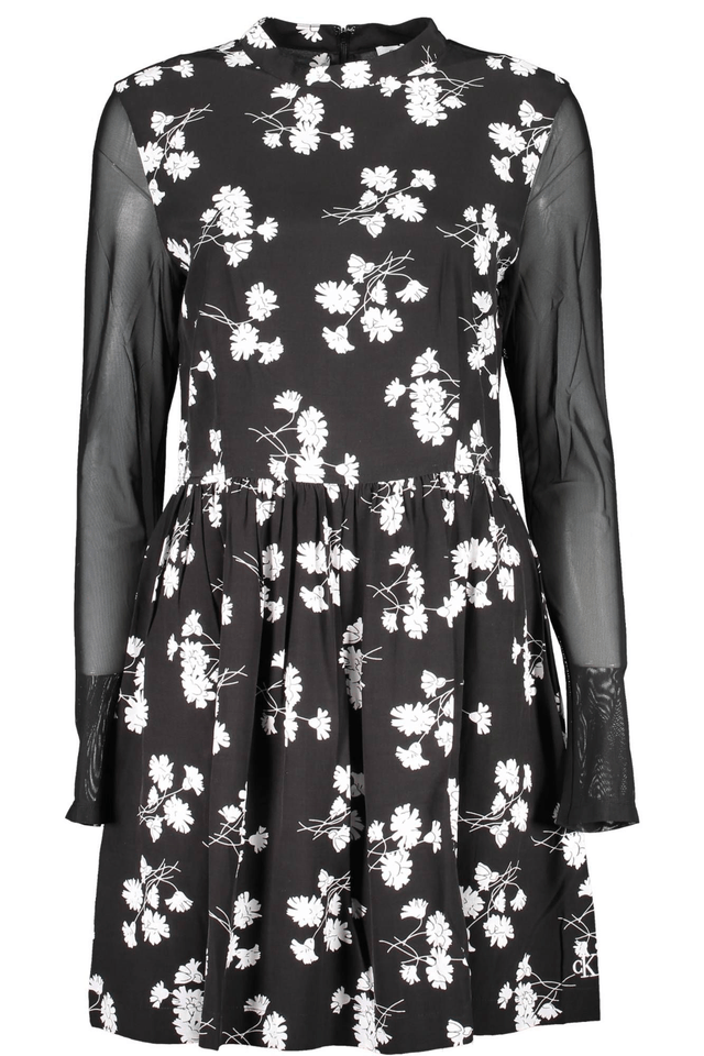 862CALVIN KLEIN ABITO CORTO DONNA NERO