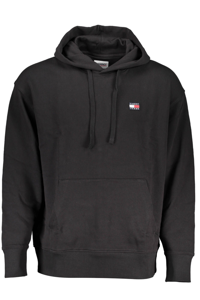 4668TOMMY HILFIGER FELPA SENZA ZIP UOMO NERO