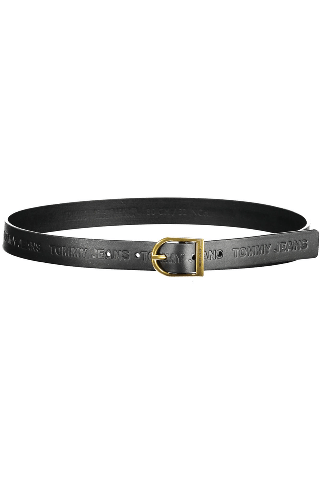 1575TOMMY HILFIGER CINTURA IN PELLE DONNA NERO