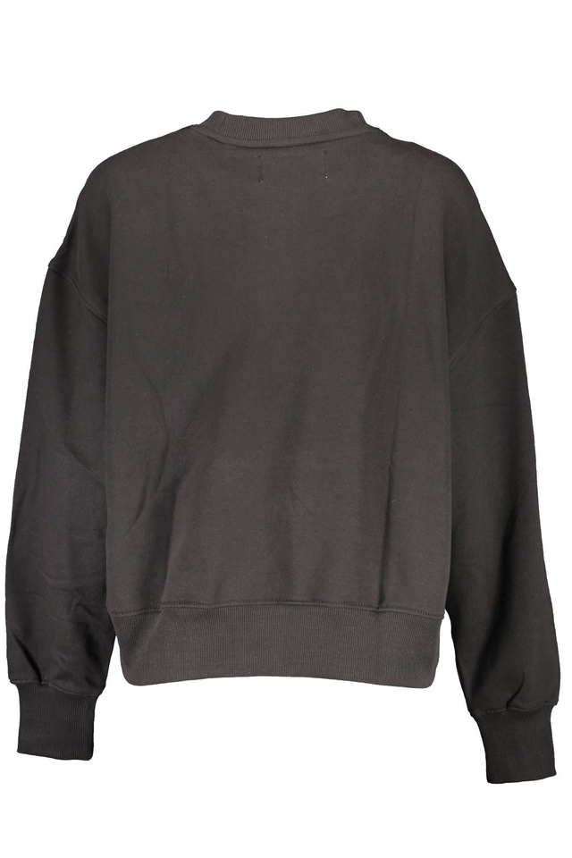 6578CALVIN KLEIN FELPA SENZA ZIP DONNA NERO