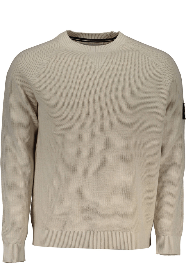4682CALVIN KLEIN MAGLIA UOMO BEIGE