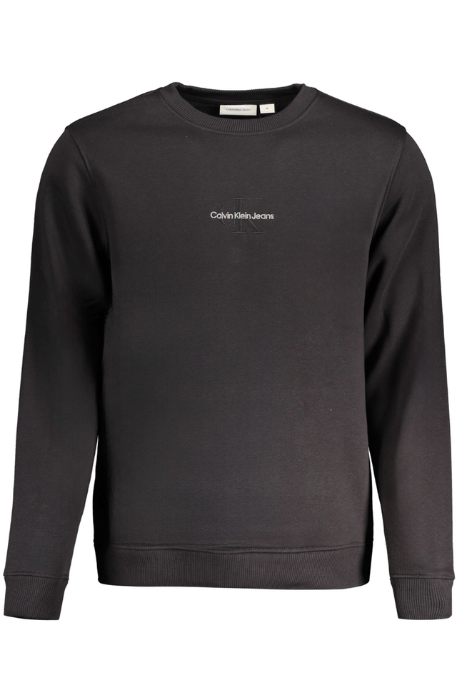 10564CALVIN KLEIN FELPA SENZA ZIP UOMO NERO
