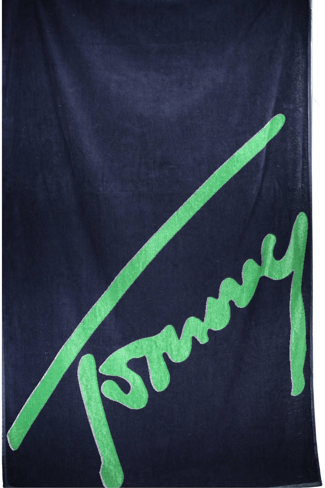 4623TOMMY HILFIGER TELO MARE UOMO BLU