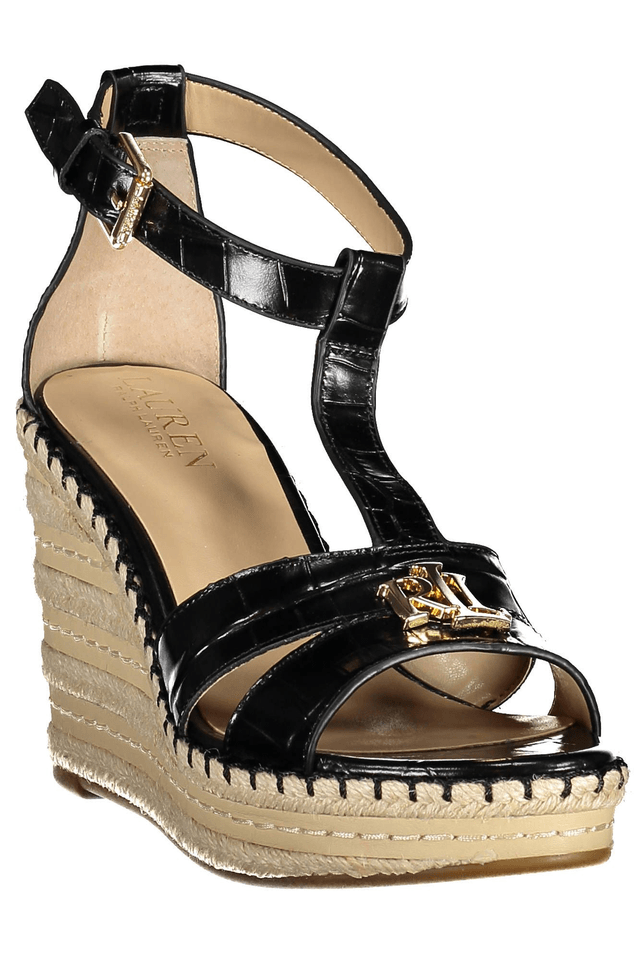 4173RALPH LAUREN CALZATURA SANDALO DONNA NERO