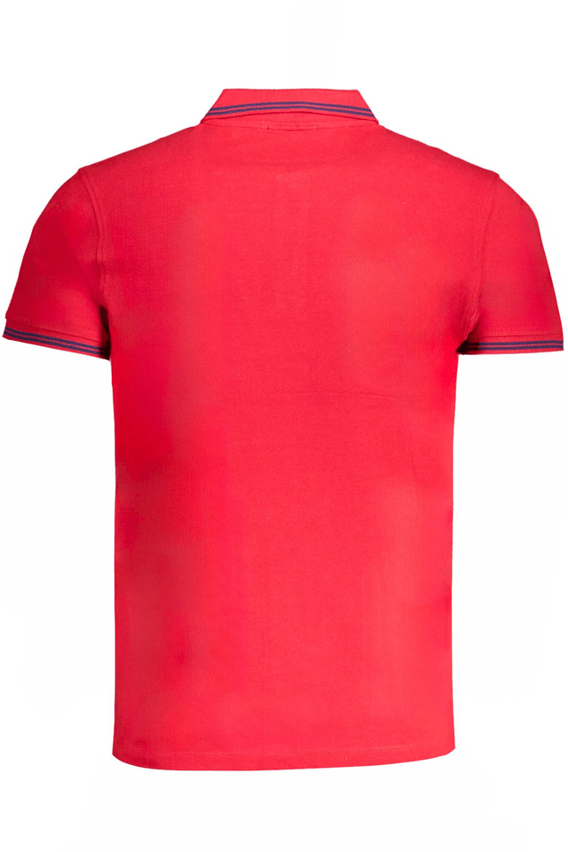 9729CAVALLI CLASS POLO MANICHE CORTE UOMO ROSSO