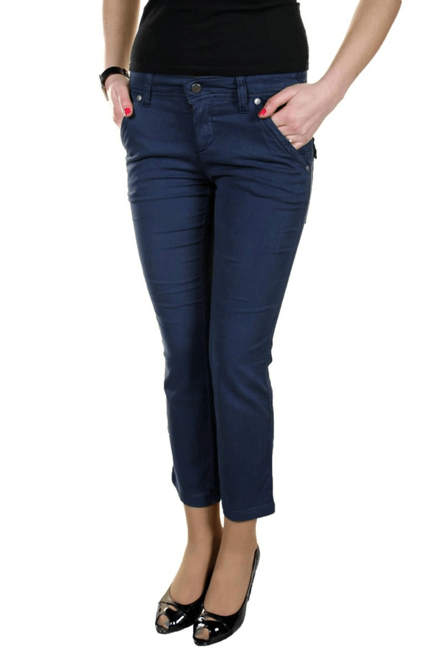 416PARASUCO PANTALONE PINOCCHIETTO DONNA BLU