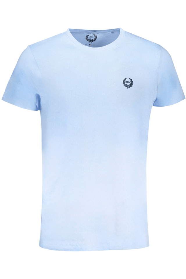 9615GIAN MARCO VENTURI T-SHIRT MANICHE CORTE UOMO AZZURRO