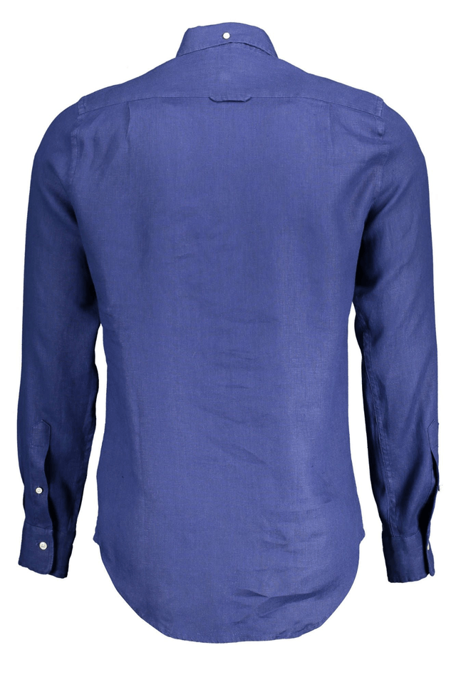 241GANT CAMICIA MANICHE LUNGHE UOMO BLU