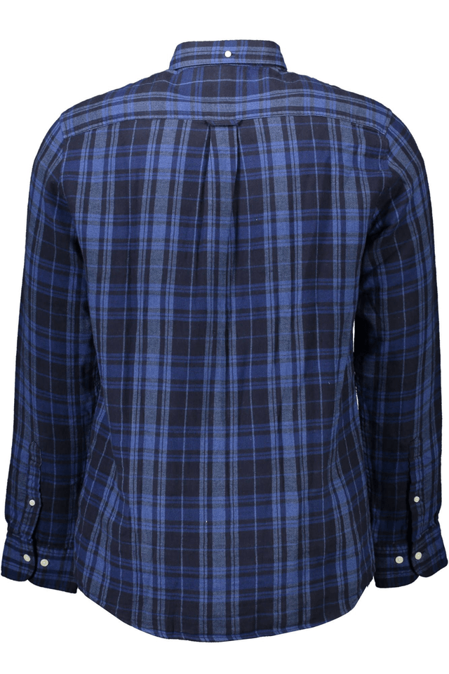 1165GANT CAMICIA MANICHE LUNGHE UOMO BLU