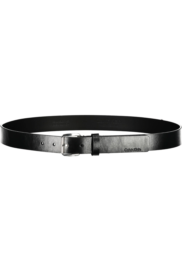 2842CALVIN KLEIN CINTURA IN PELLE UOMO NERO