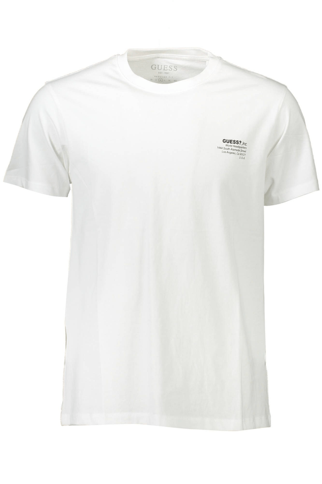 95GUESS JEANS T-SHIRT MANICHE CORTE UOMO BIANCO