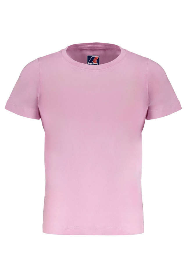 9091K-WAY T-SHIRT MANICHE CORTE BAMBINA ROSA