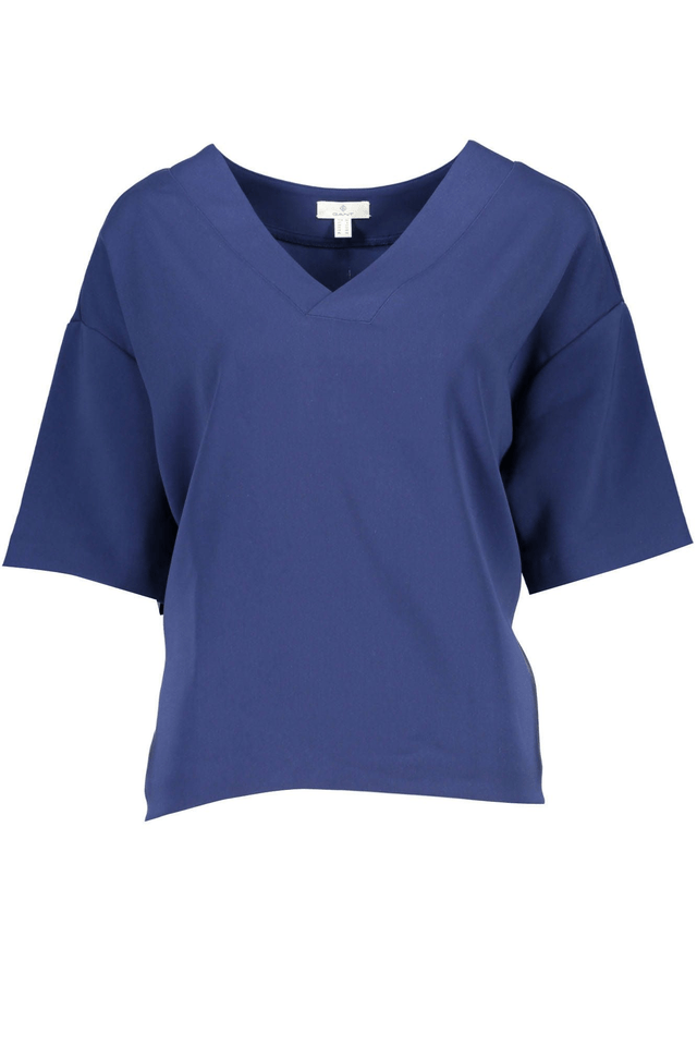 839GANT T-SHIRT MANICHE CORTE DONNA BLU