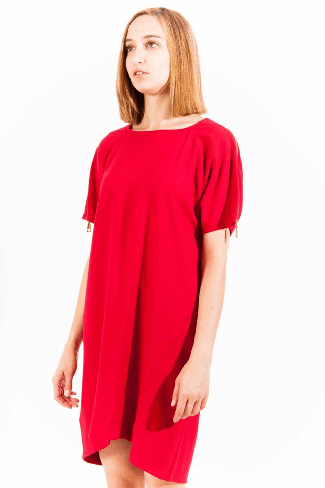 529LOVE MOSCHINO ABITO CORTO DONNA ROSSO