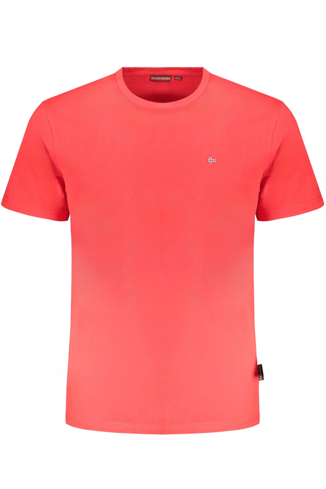 9957NAPAPIJRI T-SHIRT MANICHE CORTE UOMO ROSSO