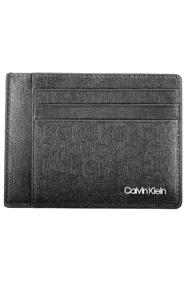 1977CALVIN KLEIN PORTAFOGLIO UOMO NERO
