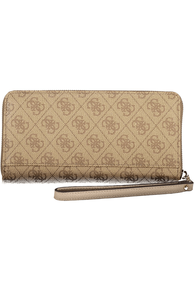 10452GUESS JEANS PORTAFOGLIO DONNA BEIGE