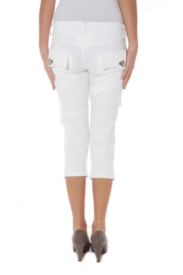 961PHARD PANTALONE PINOCCHIETTO DONNA BIANCO