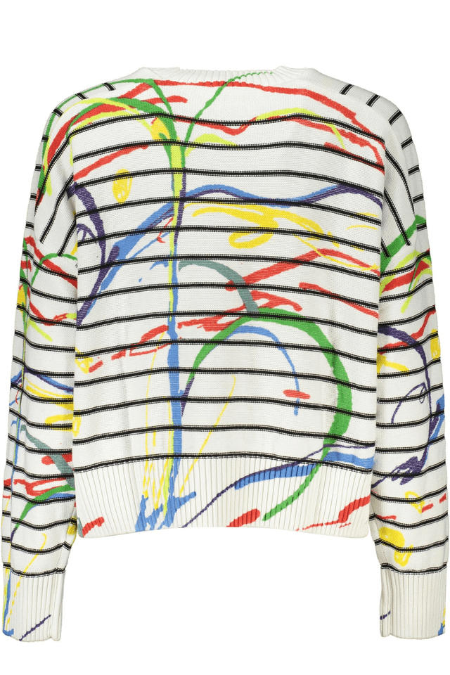 6903DESIGUAL MAGLIA DONNA BIANCO