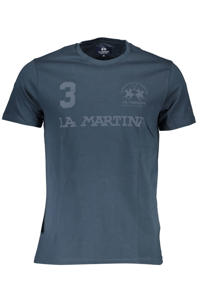1806LA MARTINA T-SHIRT MANICHE CORTE UOMO BLU