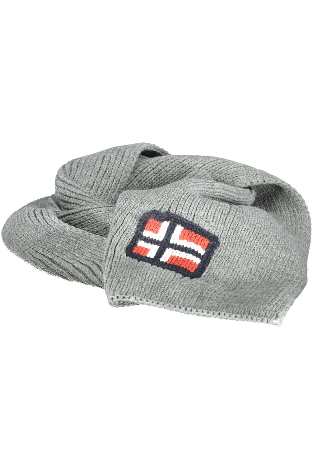 5949NORWAY 1963 SCIARPA UOMO GRIGIO