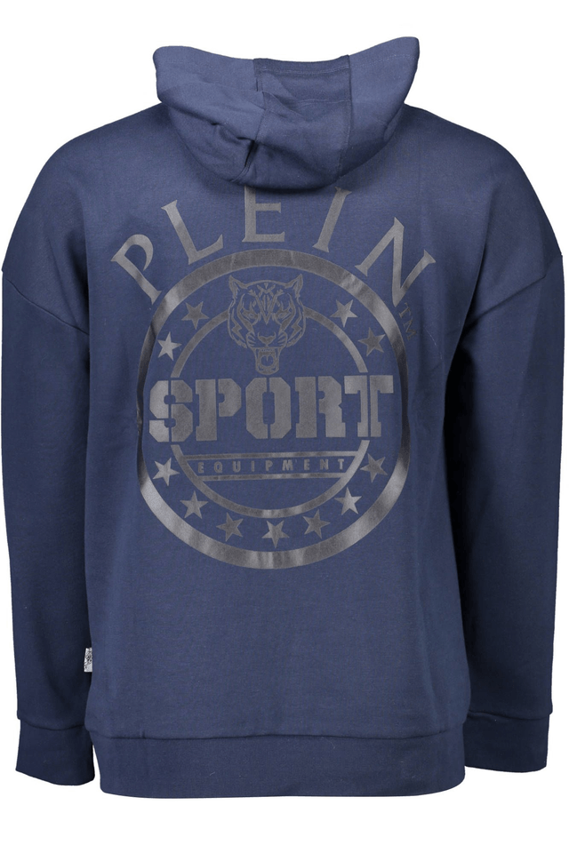 1090PLEIN SPORT FELPA CON ZIP UOMO BLU