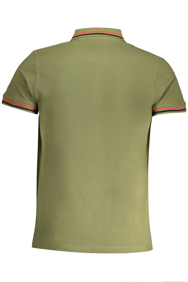 8985CAVALLI CLASS POLO MANICHE CORTE UOMO VERDE