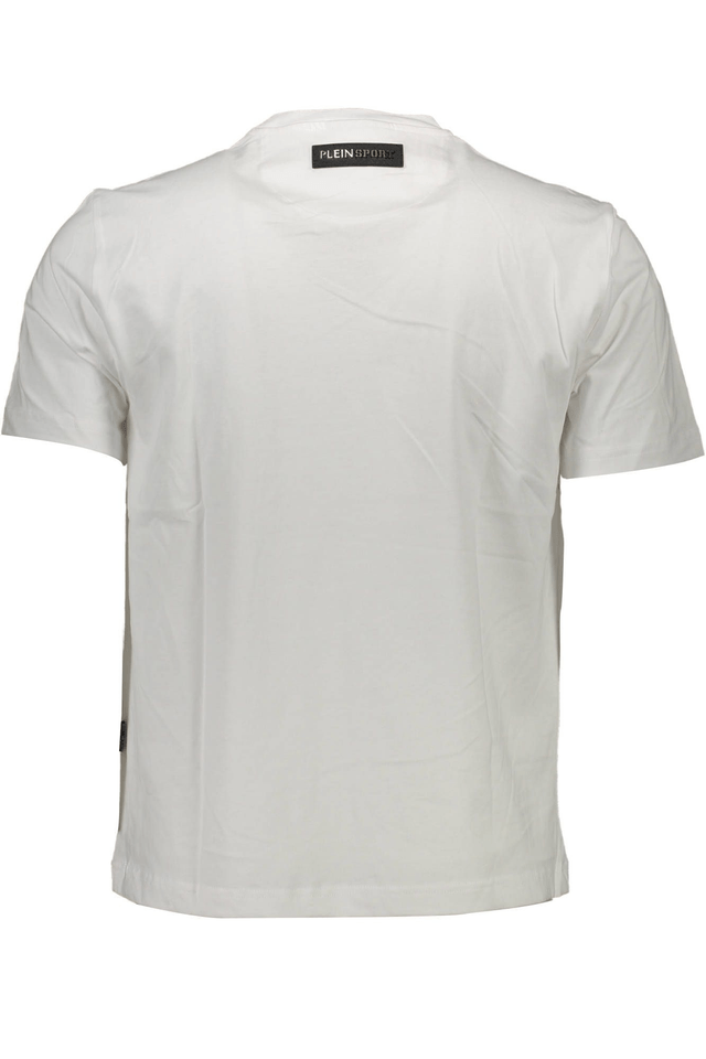 1209PLEIN SPORT T-SHIRT MANICHE CORTE UOMO BIANCO