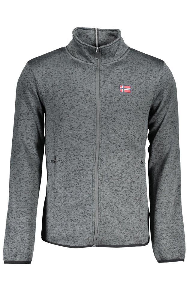 5959NORWAY 1963 FELPA CON ZIP UOMO GRIGIO