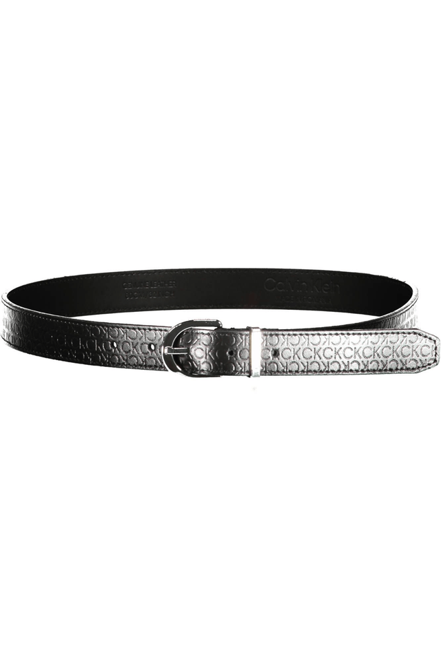 2827CALVIN KLEIN CINTURA IN PELLE DONNA NERO