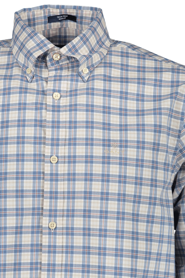 309GANT CAMICIA MANICHE LUNGHE UOMO BLU
