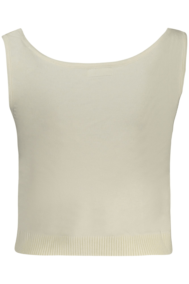 10652GUESS JEANS TOP DONNA BIANCO