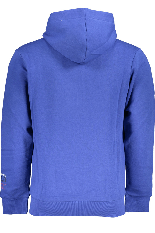 6076U.S. GRAND POLO FELPA CON ZIP UOMO BLU