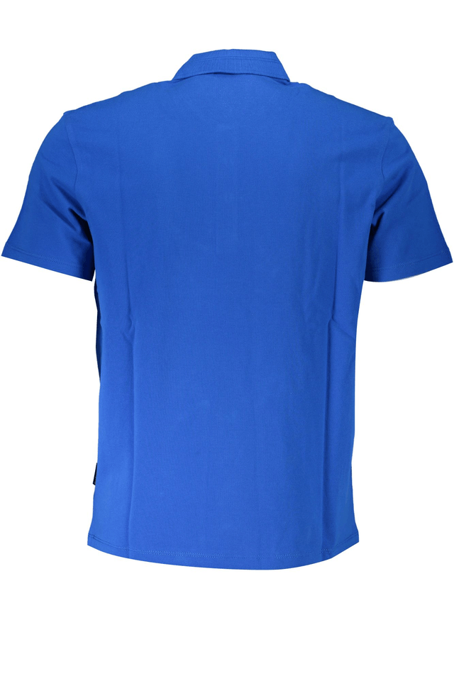 7602NAPAPIJRI POLO MANICHE CORTE UOMO BLU