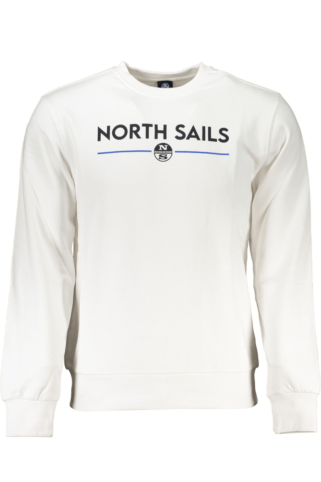 7154NORTH SAILS FELPA SENZA ZIP UOMO BIANCO