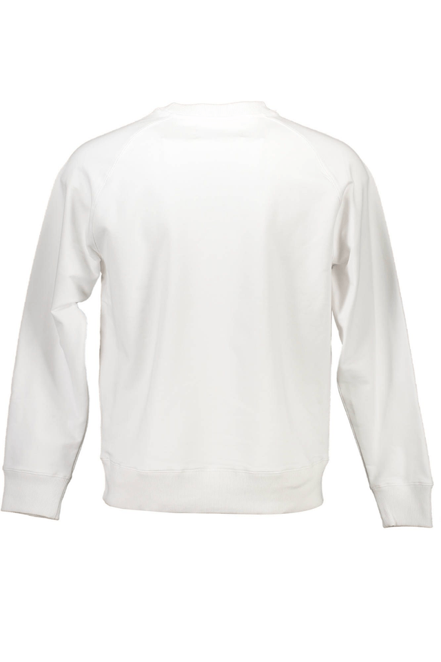 649CALVIN KLEIN FELPA SENZA ZIP UOMO BIANCO