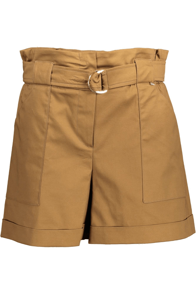 1648KOCCA PANTALONE SHORT DONNA MARRONE