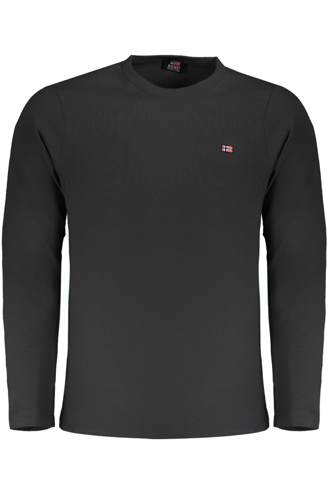 10145NORWAY 1963 T-SHIRT MANICHE LUNGHE UOMO NERO