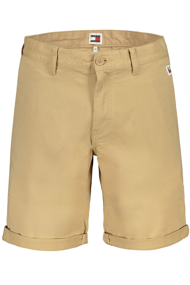 9129TOMMY HILFIGER PANTALONE SHORT UOMO BEIGE