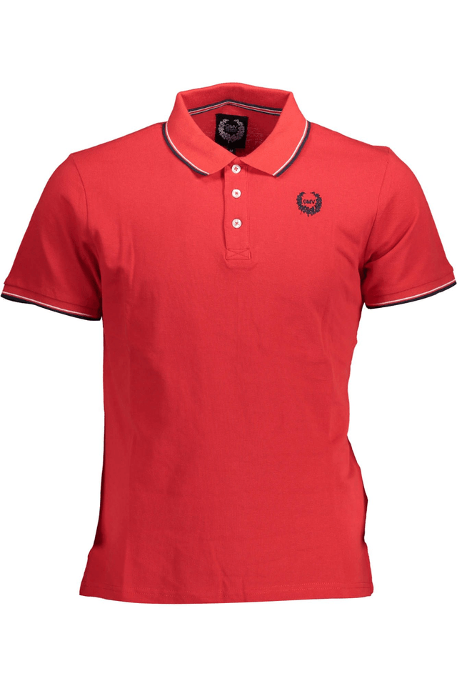 1875GIAN MARCO VENTURI POLO MANICHE CORTE UOMO ROSSO