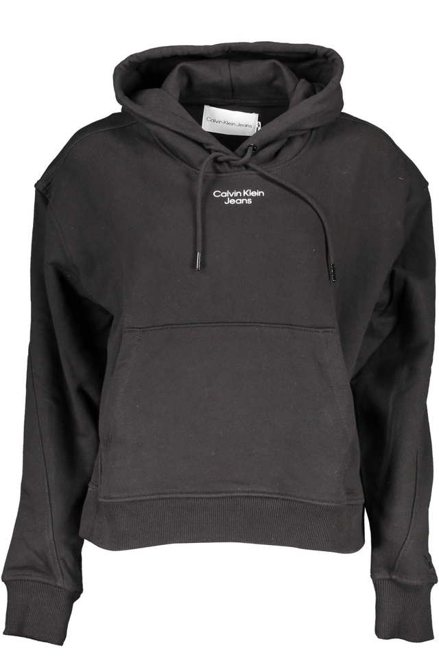1778CALVIN KLEIN FELPA SENZA ZIP DONNA NERO