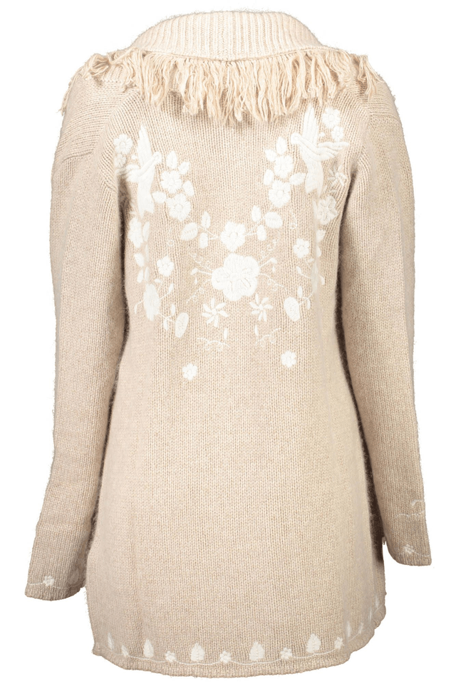 1086BLUGIRL CARDIGAN DONNA BEIGE