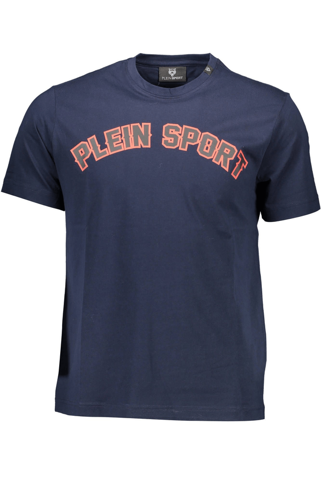 1203PLEIN SPORT T-SHIRT MANICHE CORTE UOMO BLU