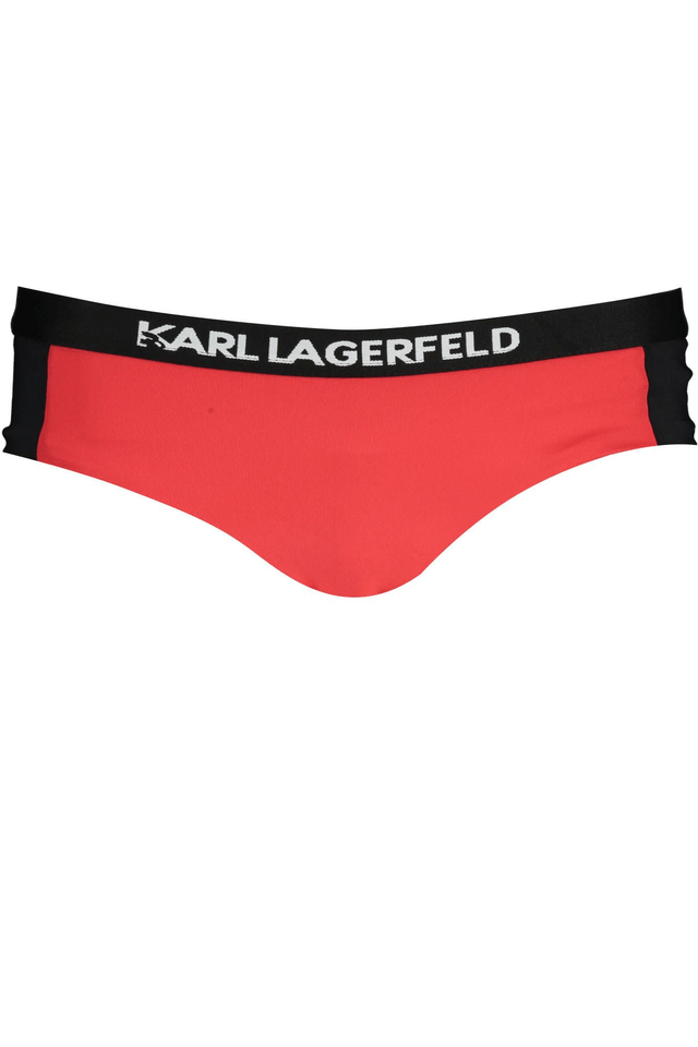 2953KARL LAGERFELD BEACHWEAR COSTUME PARTE SOTTO DONNA ROSSO