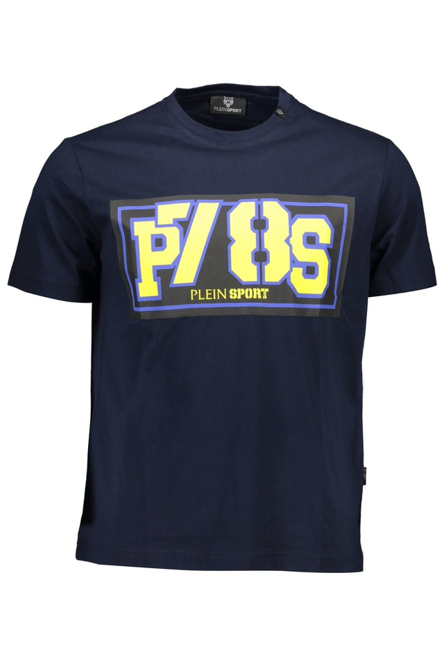 1242PLEIN SPORT T-SHIRT MANICHE CORTE UOMO BLU