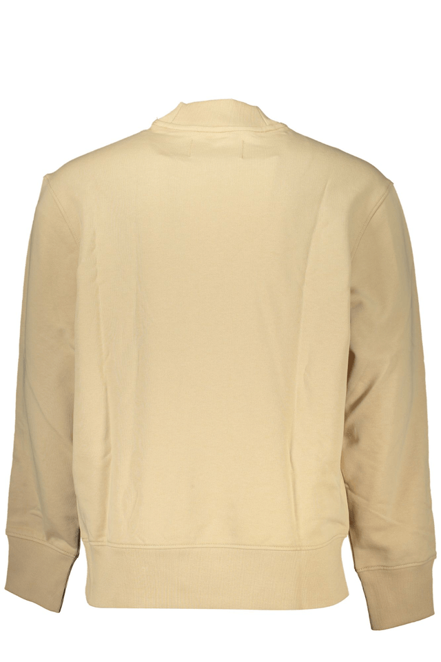 7073CALVIN KLEIN FELPA SENZA ZIP UOMO BEIGE